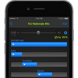 Screenshot of the MixPlay app.